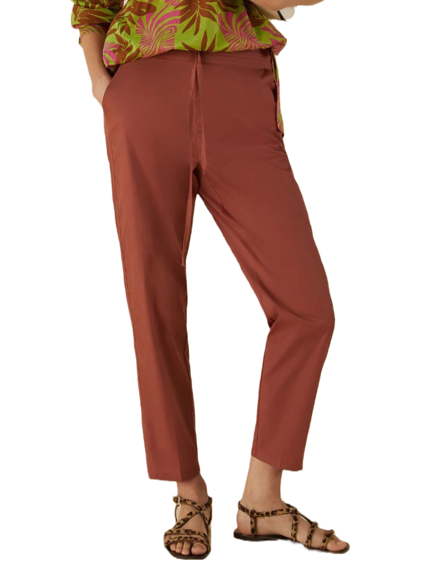 Pantaloni Marrone Emme Marella