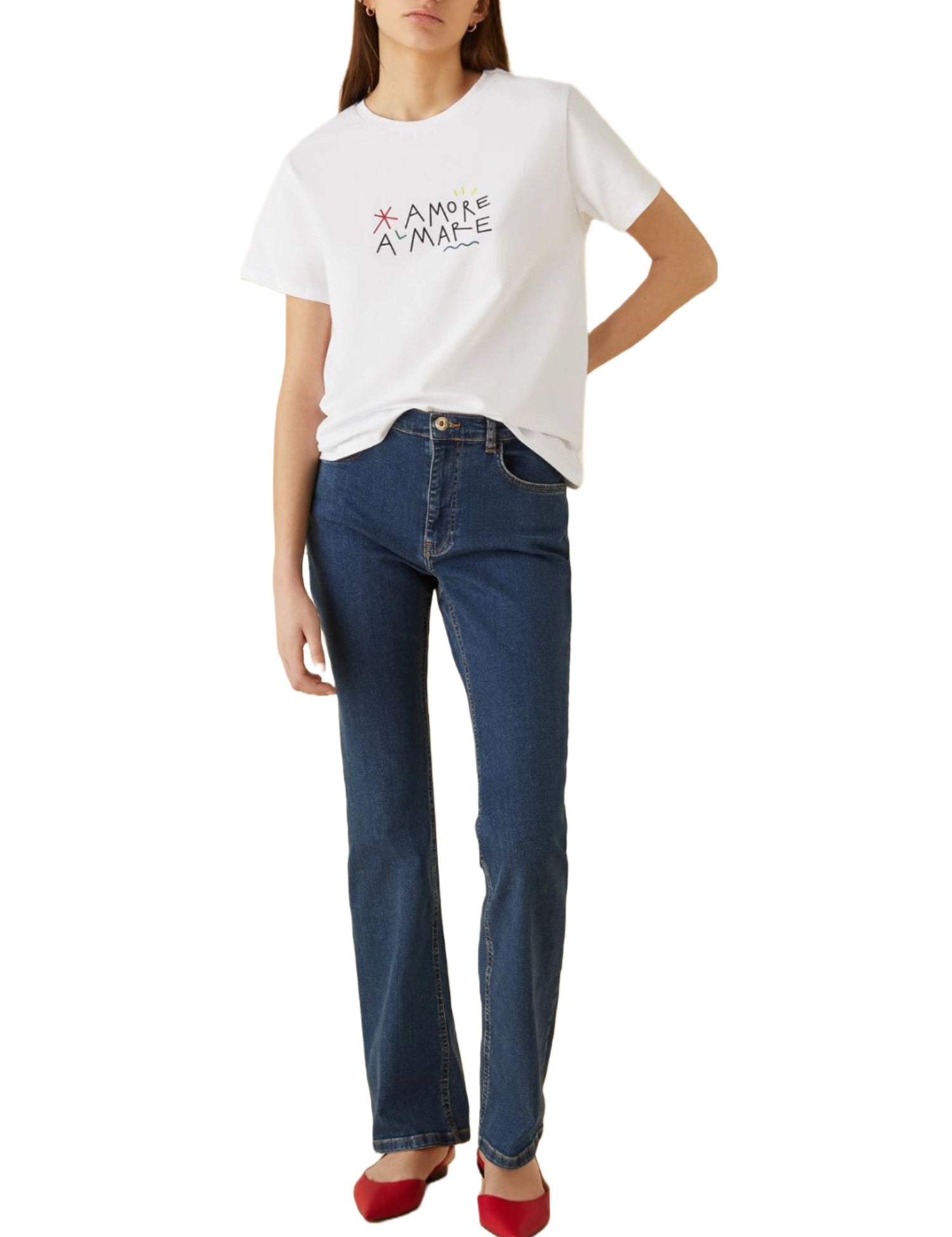 T-shirt Bianco Emme Marella