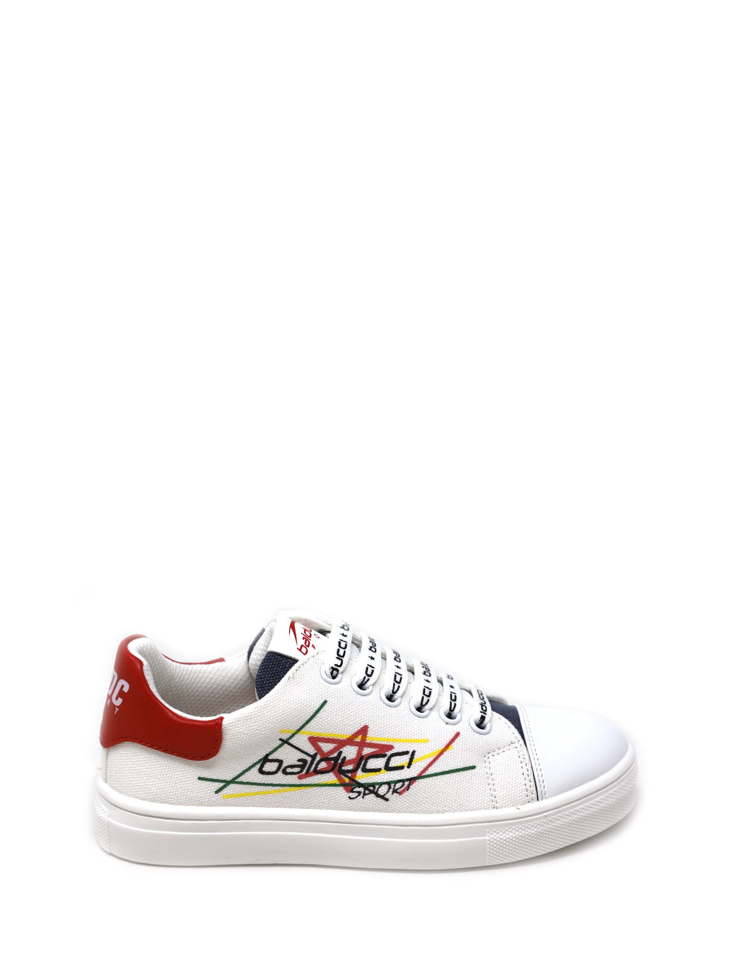 Sneakers Bianco Rosso Balducci