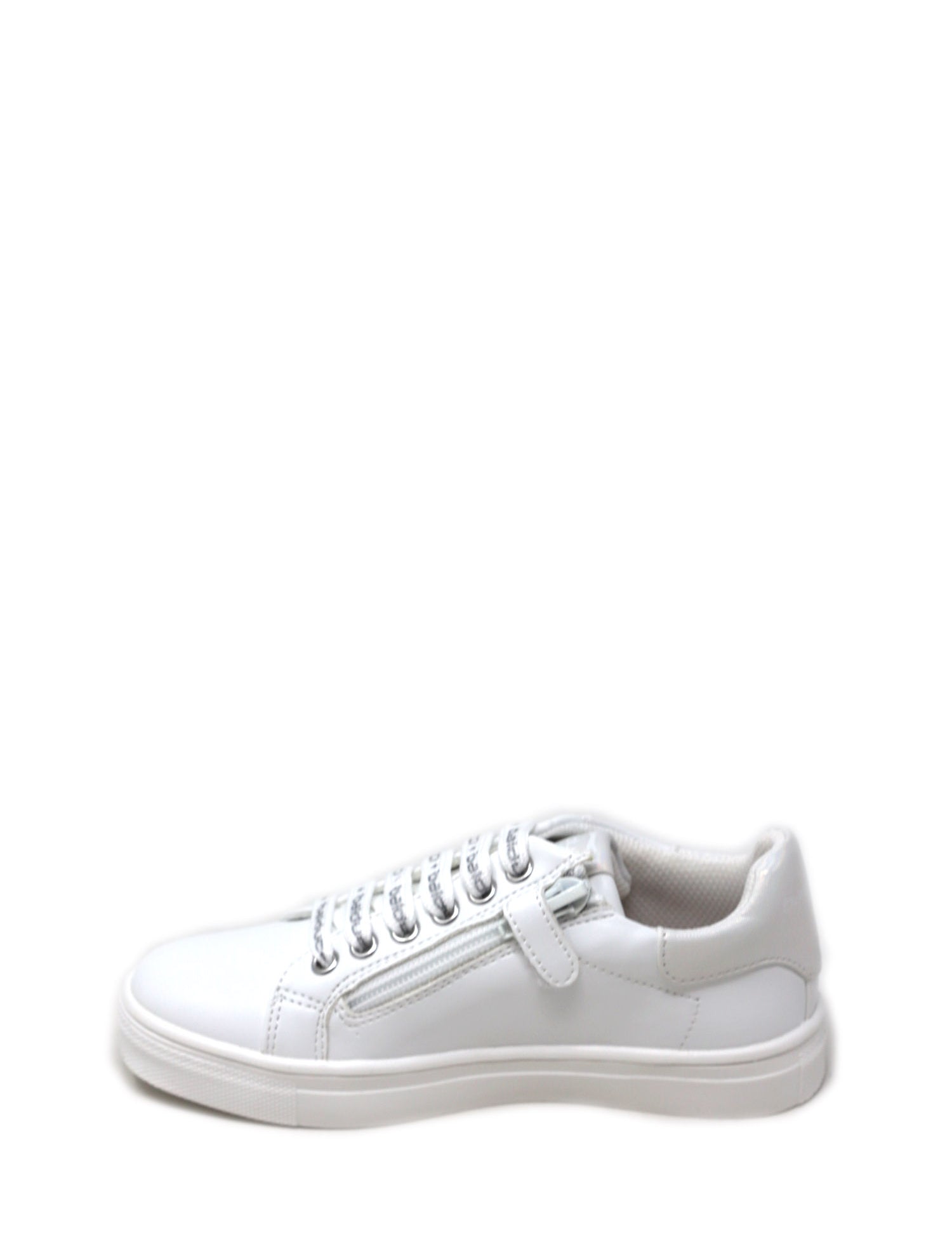 Sneakers Bianco Argento Balducci