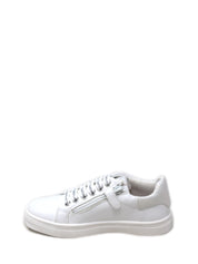 Sneakers Bianco Argento Balducci