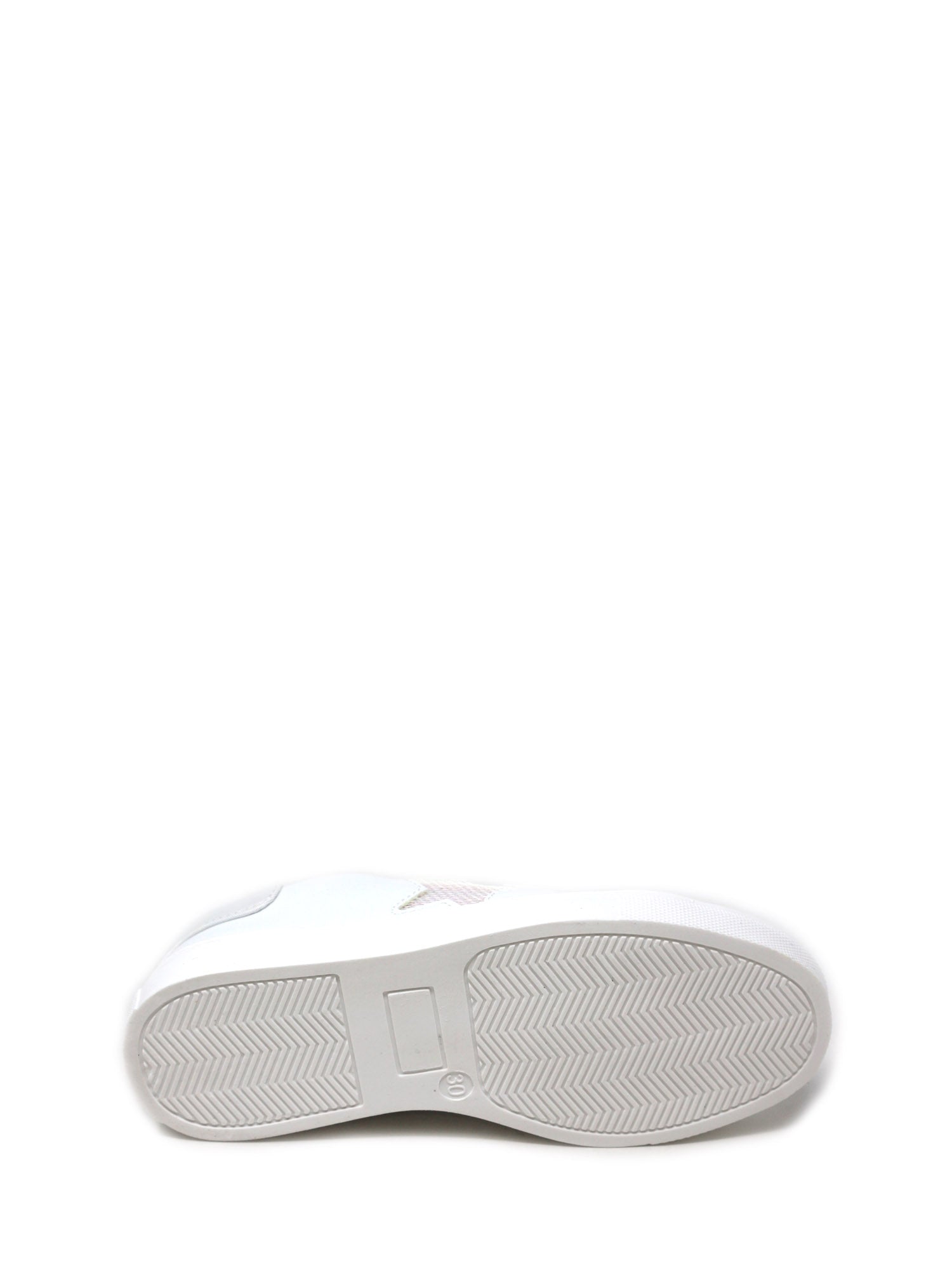 Sneakers Bianco Argento Balducci