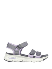Sandali con strappi Grigio Skechers