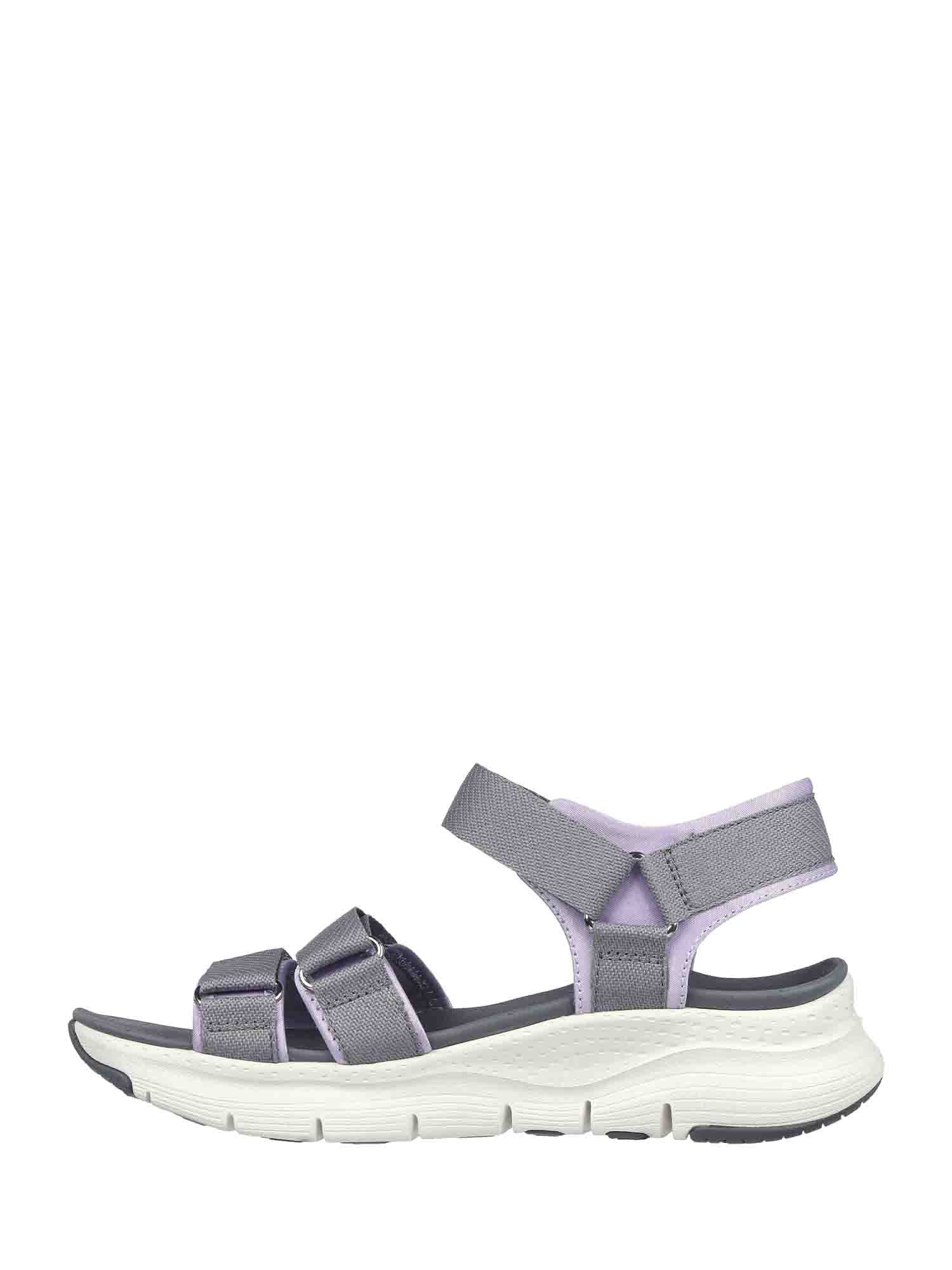Sandali con strappi Grigio Skechers