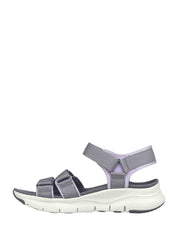 Sandali con strappi Grigio Skechers