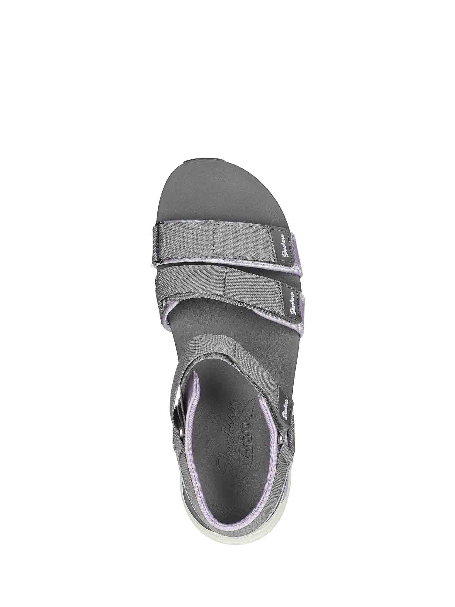 Sandali con strappi Grigio Skechers