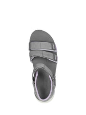 Sandali con strappi Grigio Skechers