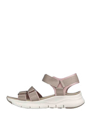 Sandali con strappi Beige Skechers