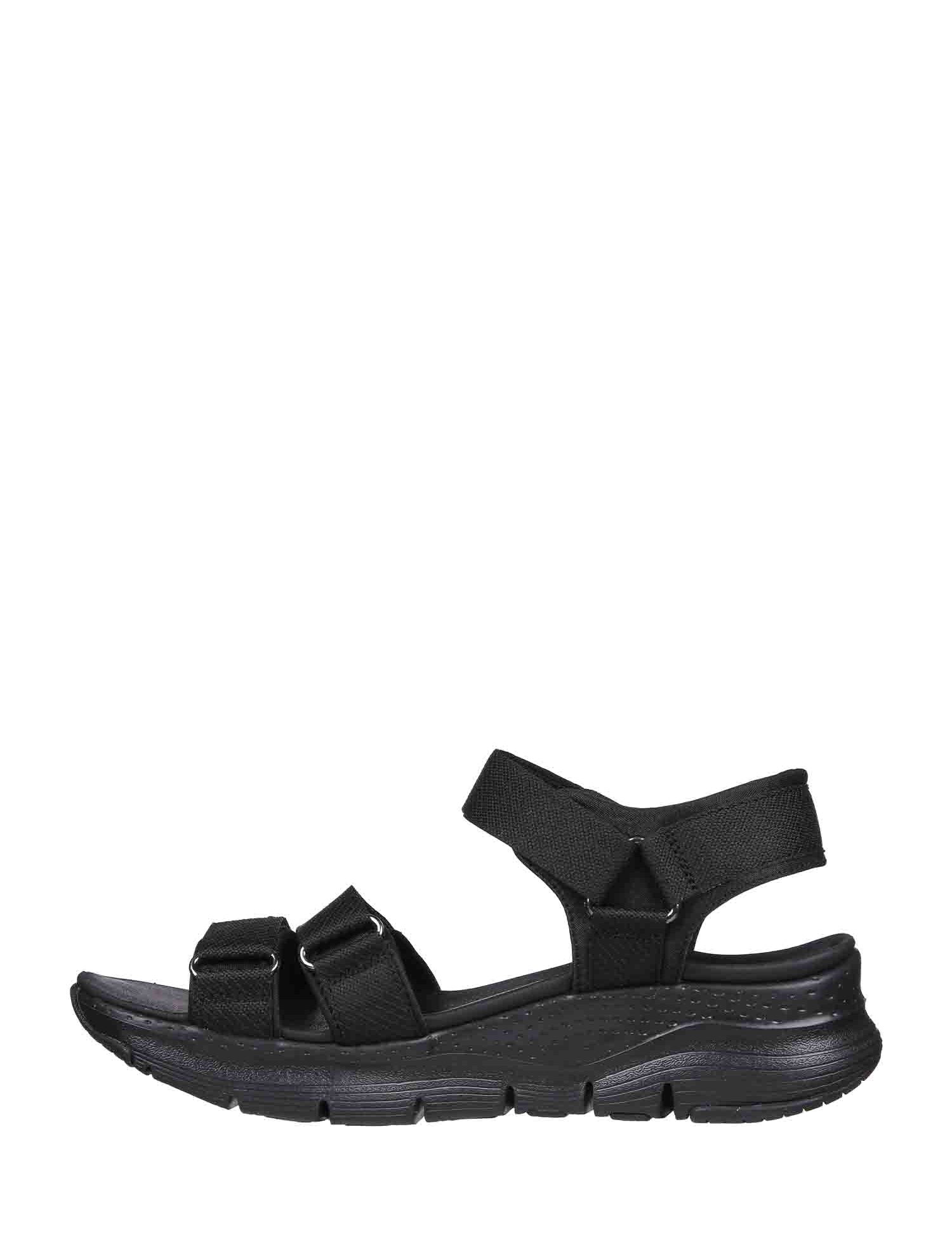 Sandali con strappi Nero Skechers