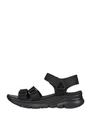 Sandali con strappi Nero Skechers