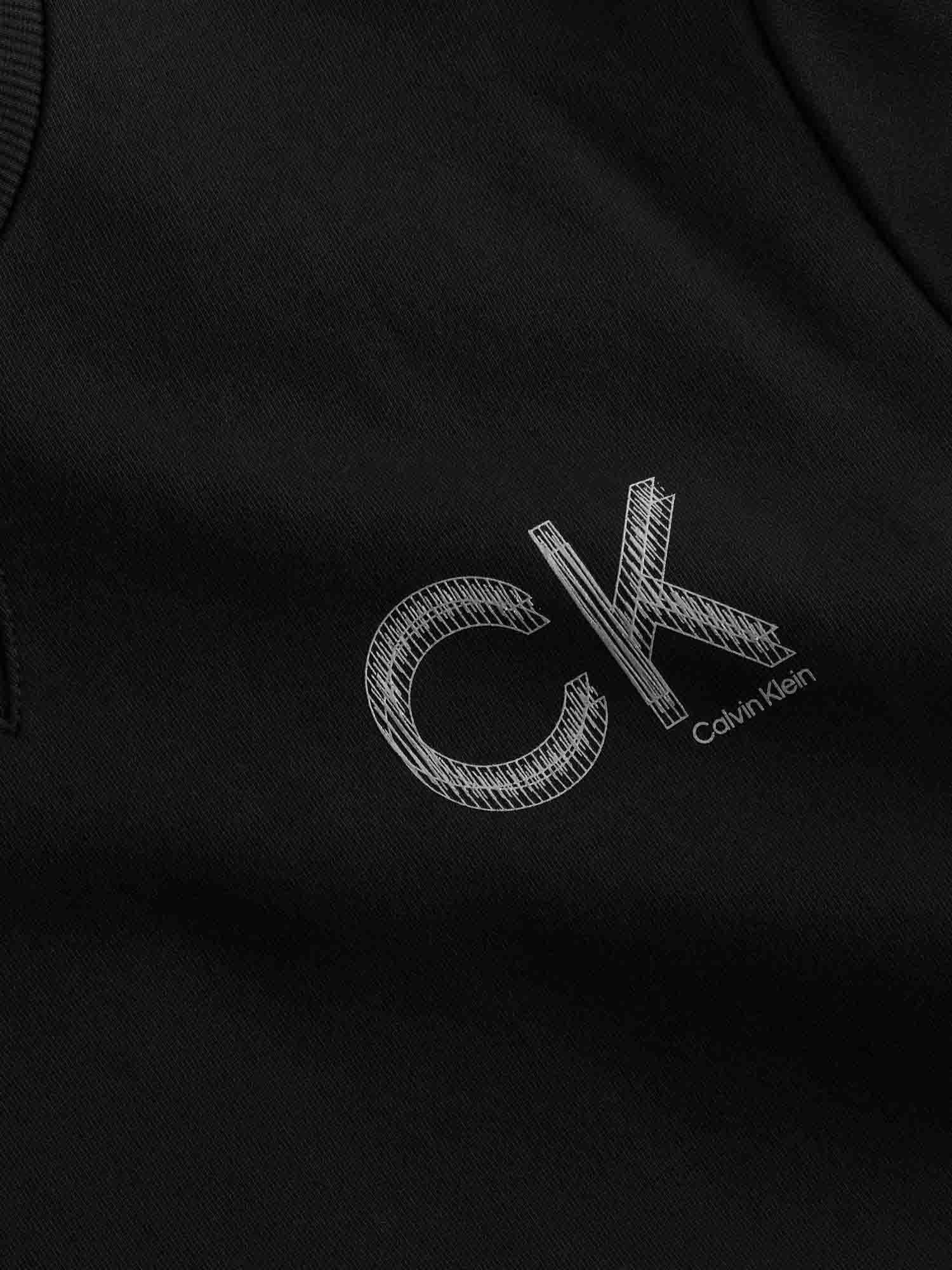 Felpe Nero Calvin Klein