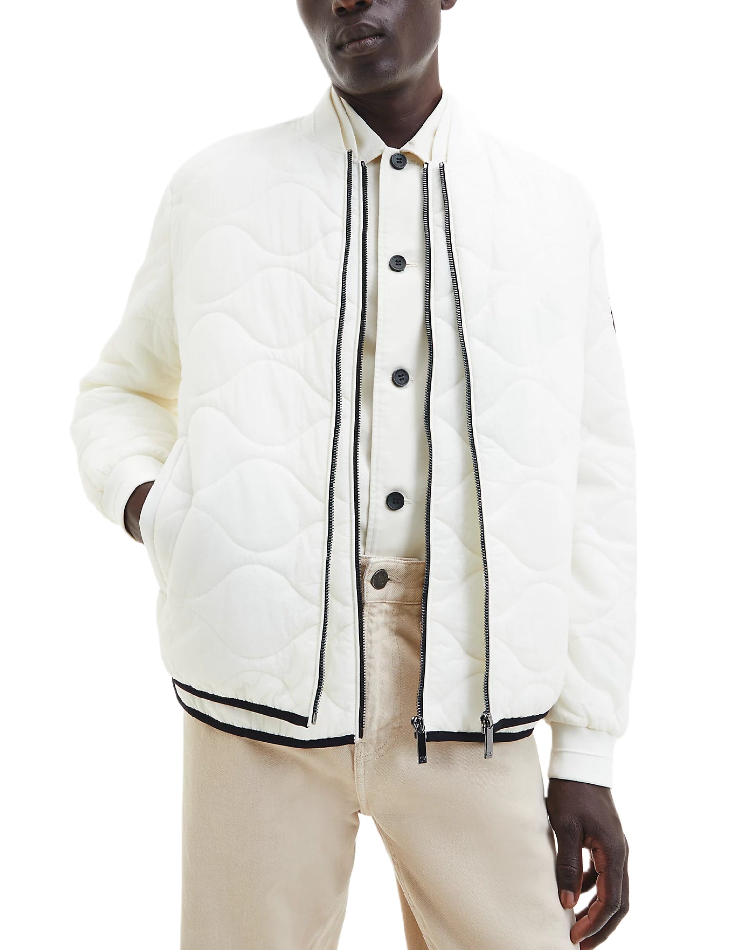 Giacche Bianco Calvin Klein