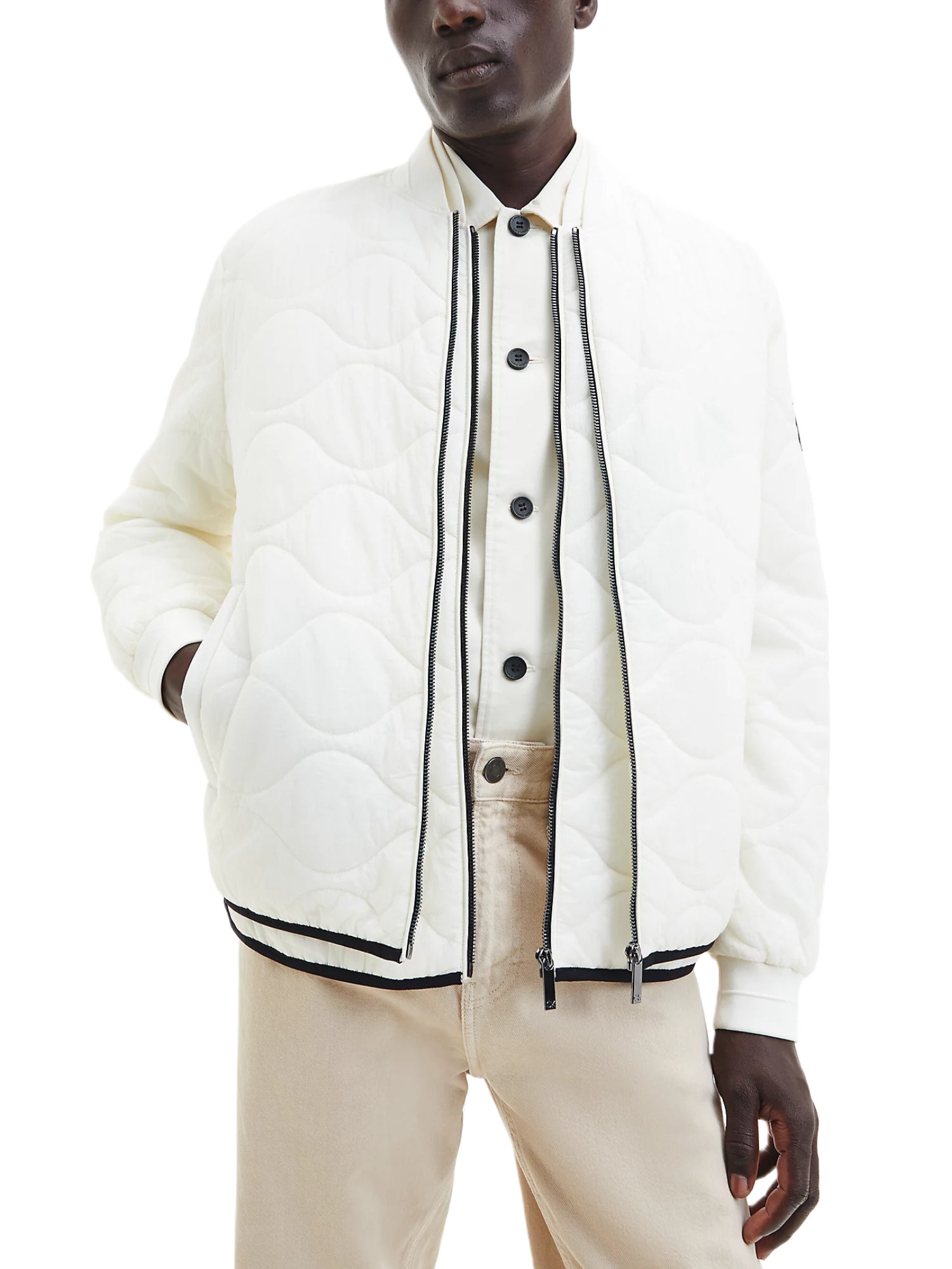 Giacche Bianco Calvin Klein