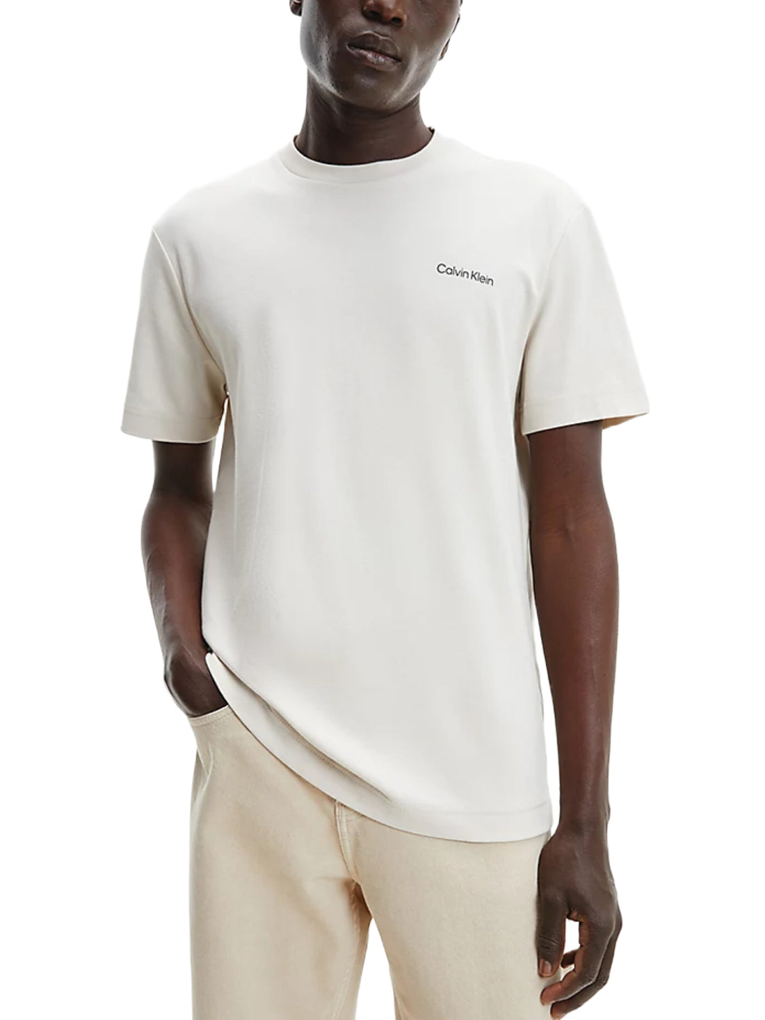 T-shirt Beige Calvin Klein