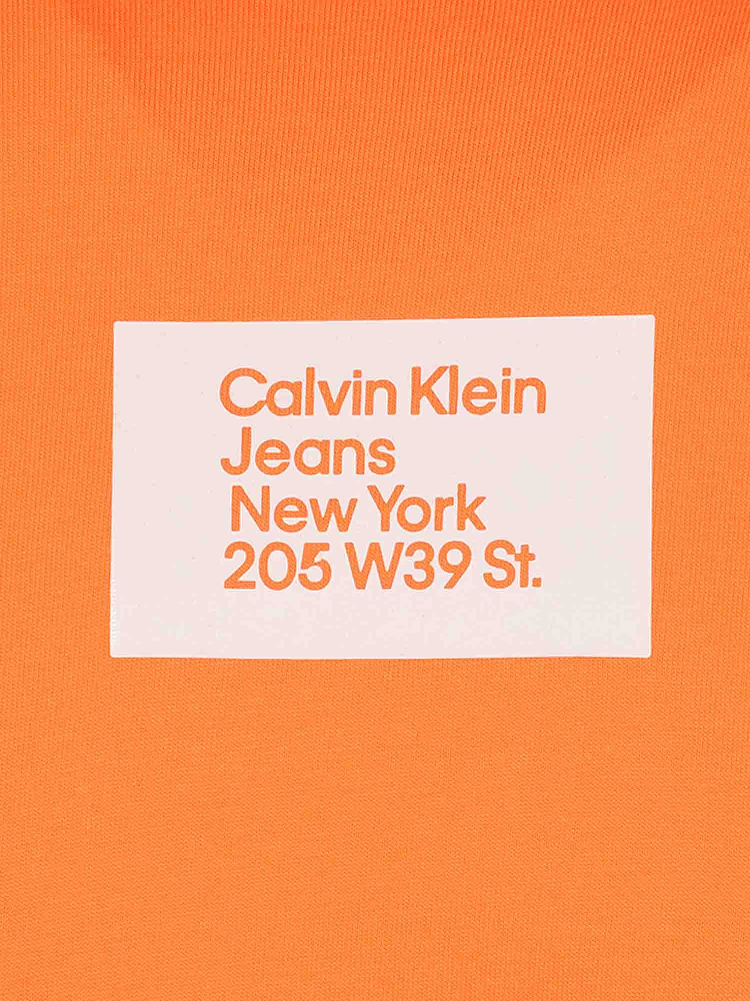 T-shirt Arancio Calvin Klein Jeans