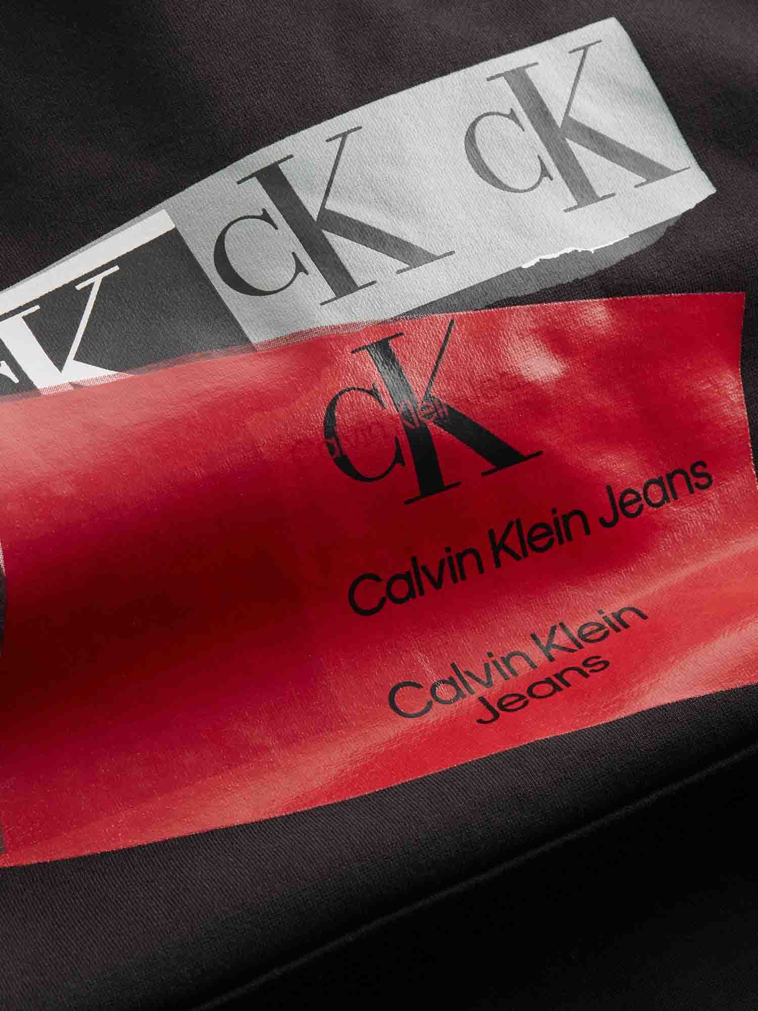 Felpe Nero Calvin Klein Jeans
