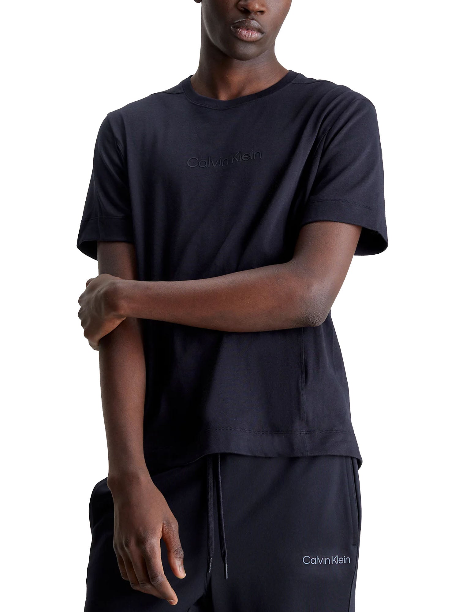 T-shirt Nero Calvin Klein Performance 