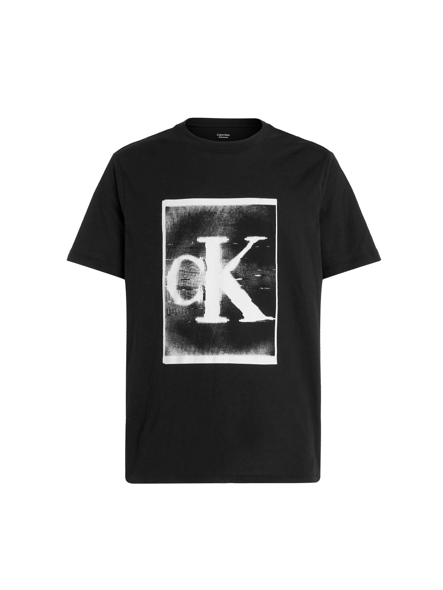 T-shirt Nero Calvin Klein Performance 