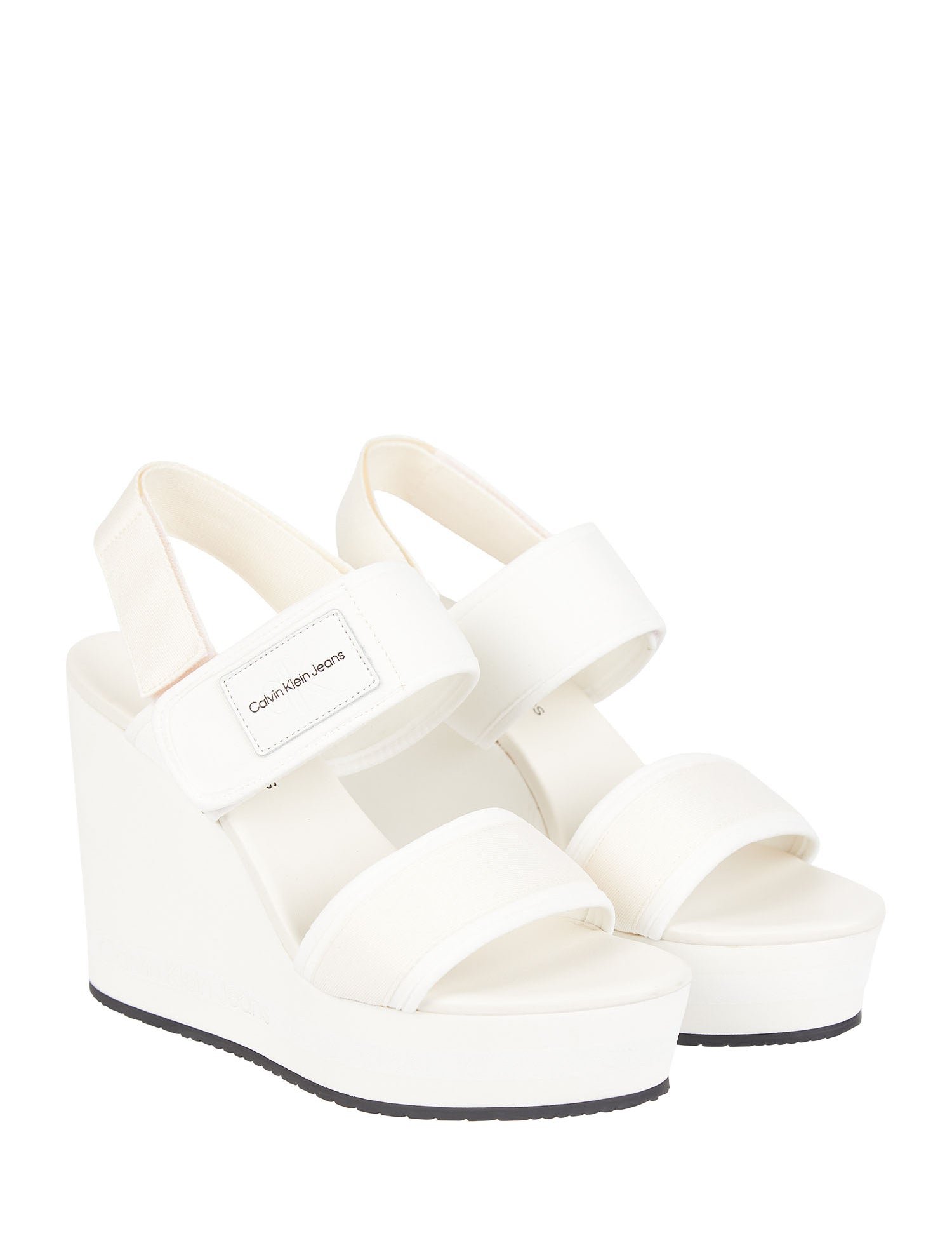 Sandali zeppa Beige Calvin Klein Jeans