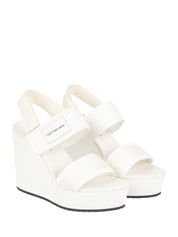 Sandali zeppa Beige Calvin Klein Jeans