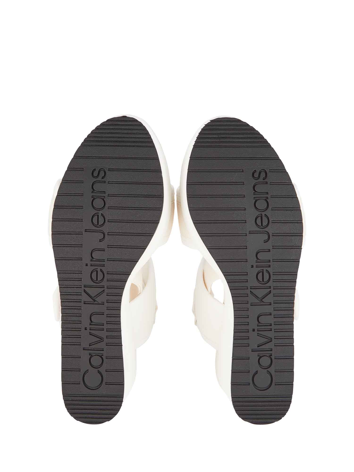 Sandali zeppa Beige Calvin Klein Jeans