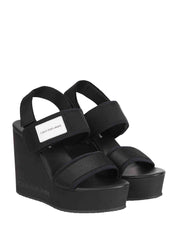 Sandali zeppa Nero Calvin Klein Jeans