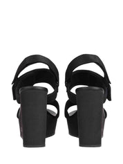 Sandali zeppa Nero Calvin Klein Jeans