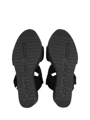 Sandali zeppa Nero Calvin Klein Jeans