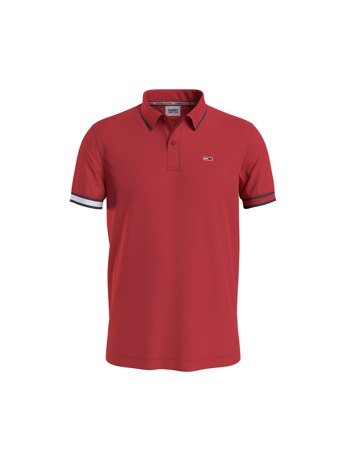 Polo Rosso Tommy Jeans