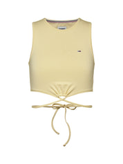 Top e canotte Giallo Tommy Jeans