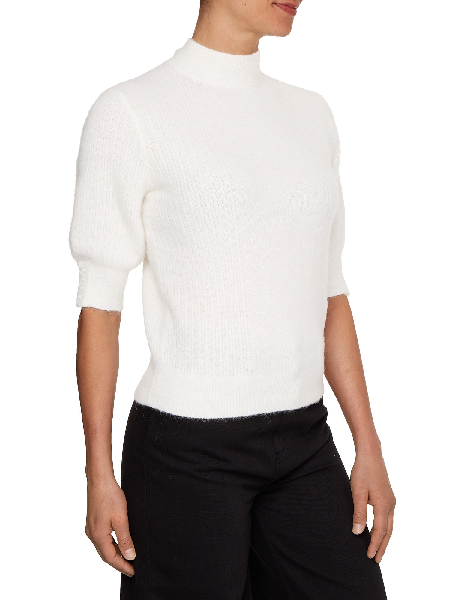 Maglie a collo alto Bianco Tommy Hilfiger