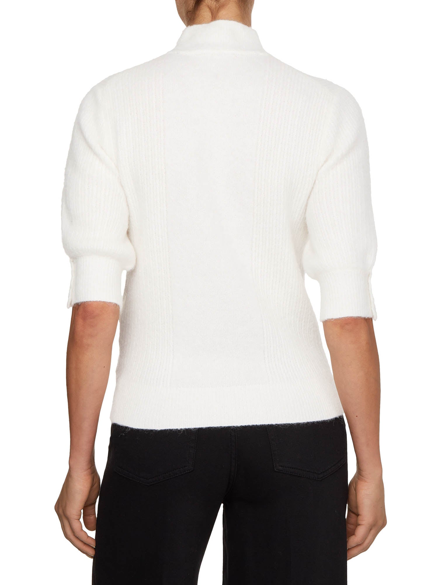 Maglie a collo alto Bianco Tommy Hilfiger