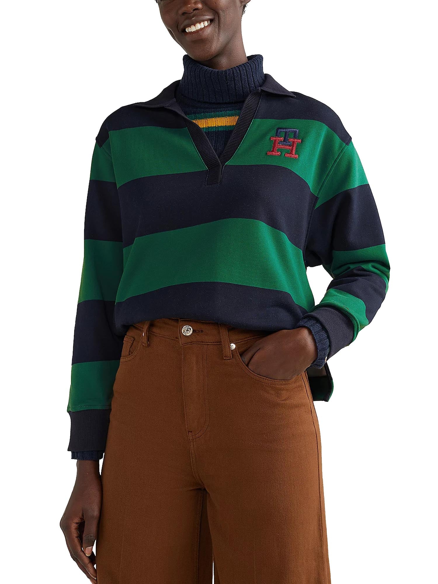 Felpe Verde Tommy Hilfiger