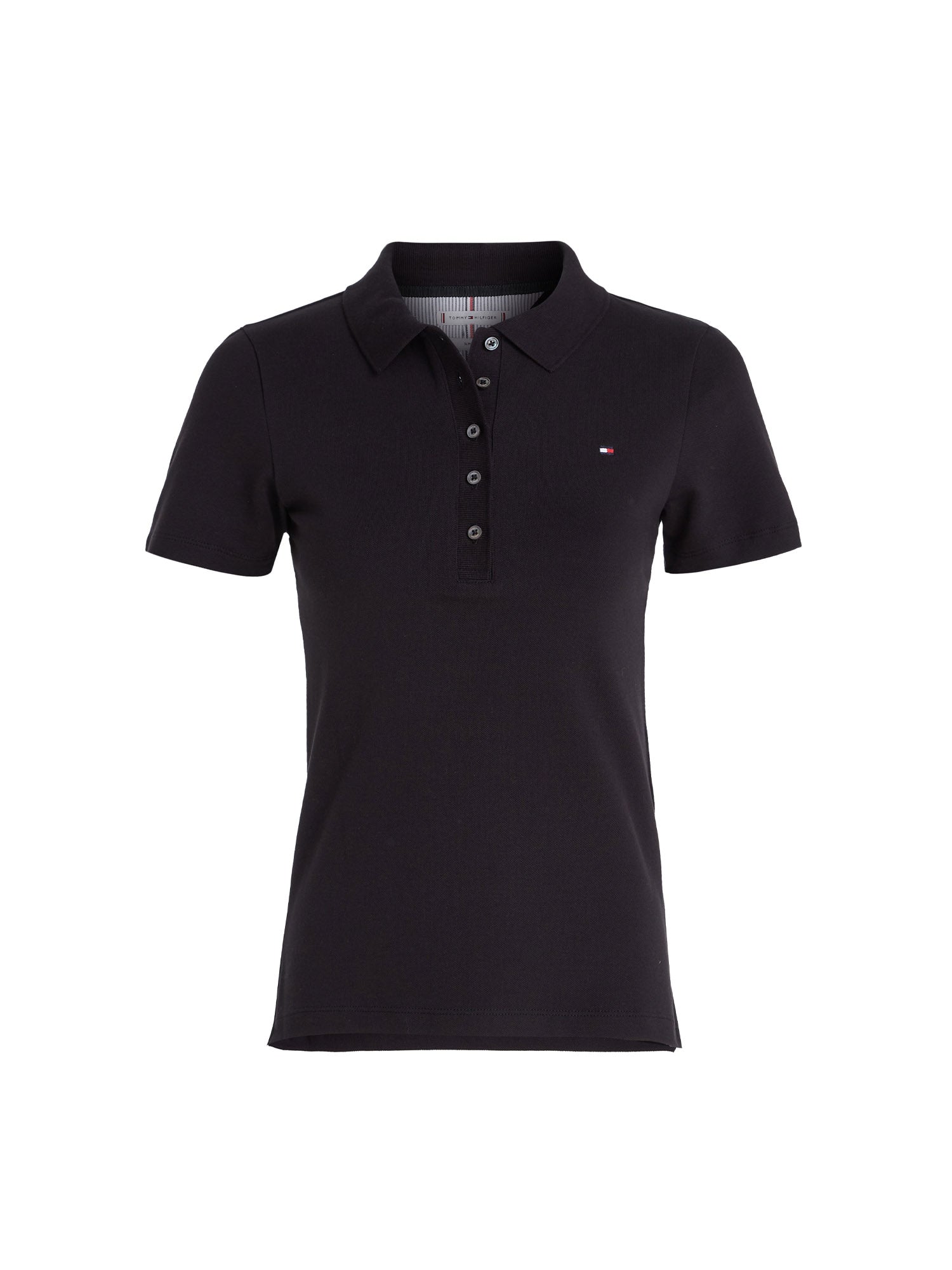 Polo Nero Tommy Hilfiger