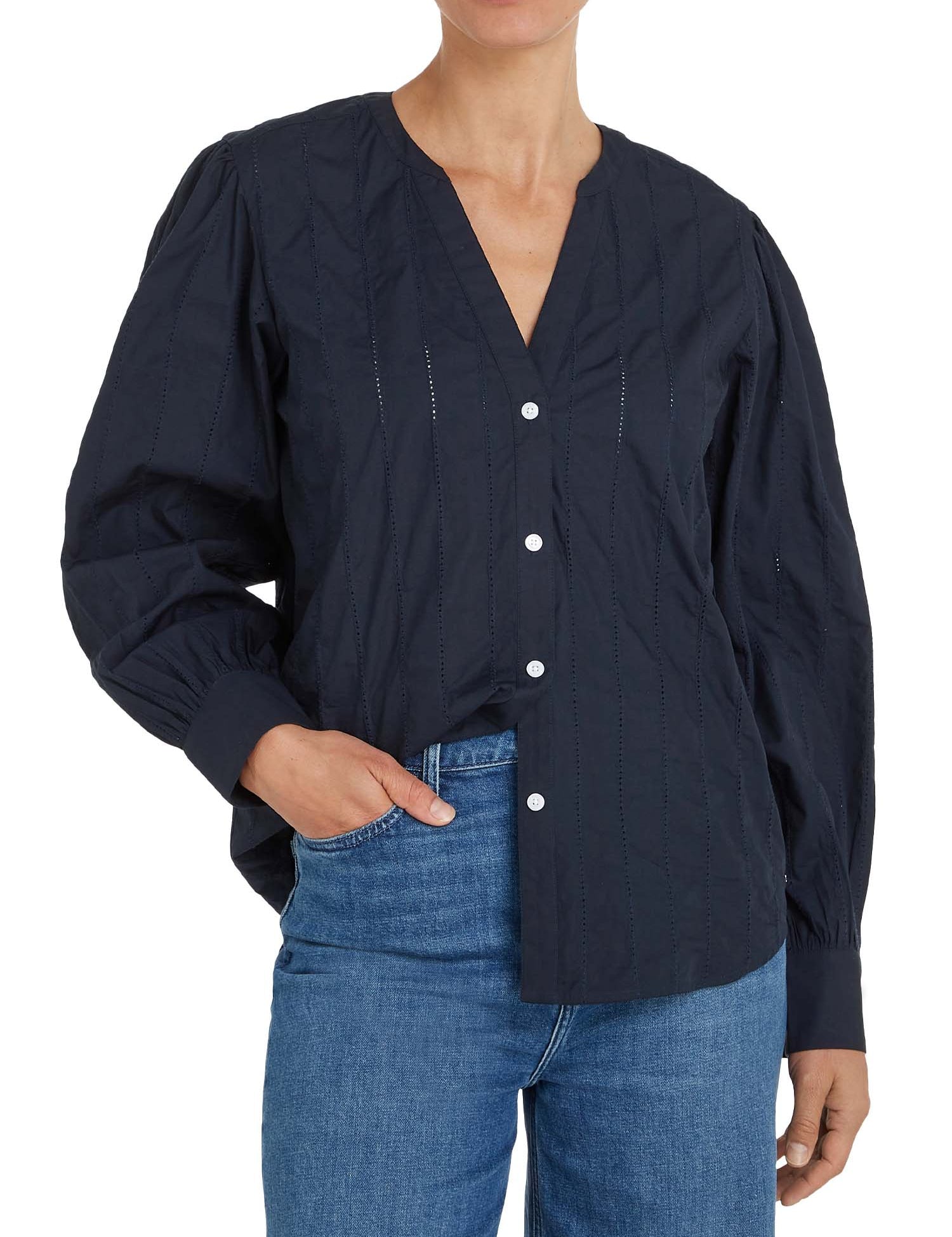 Camicie Blu Tommy Hilfiger