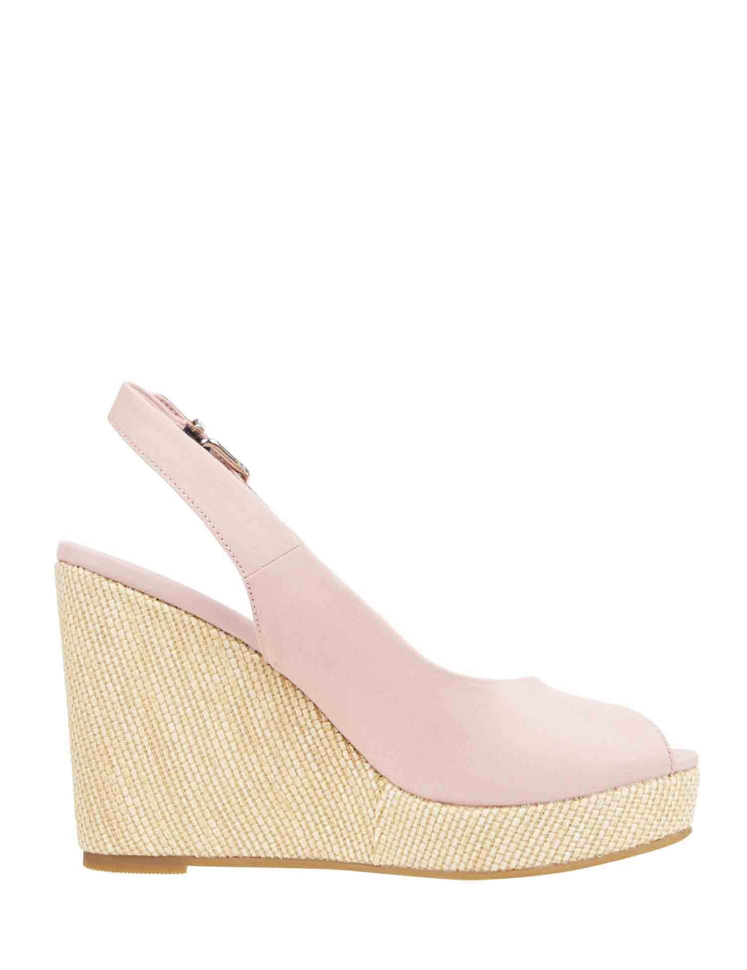 Sandali zeppa Rosa Tommy Hilfiger