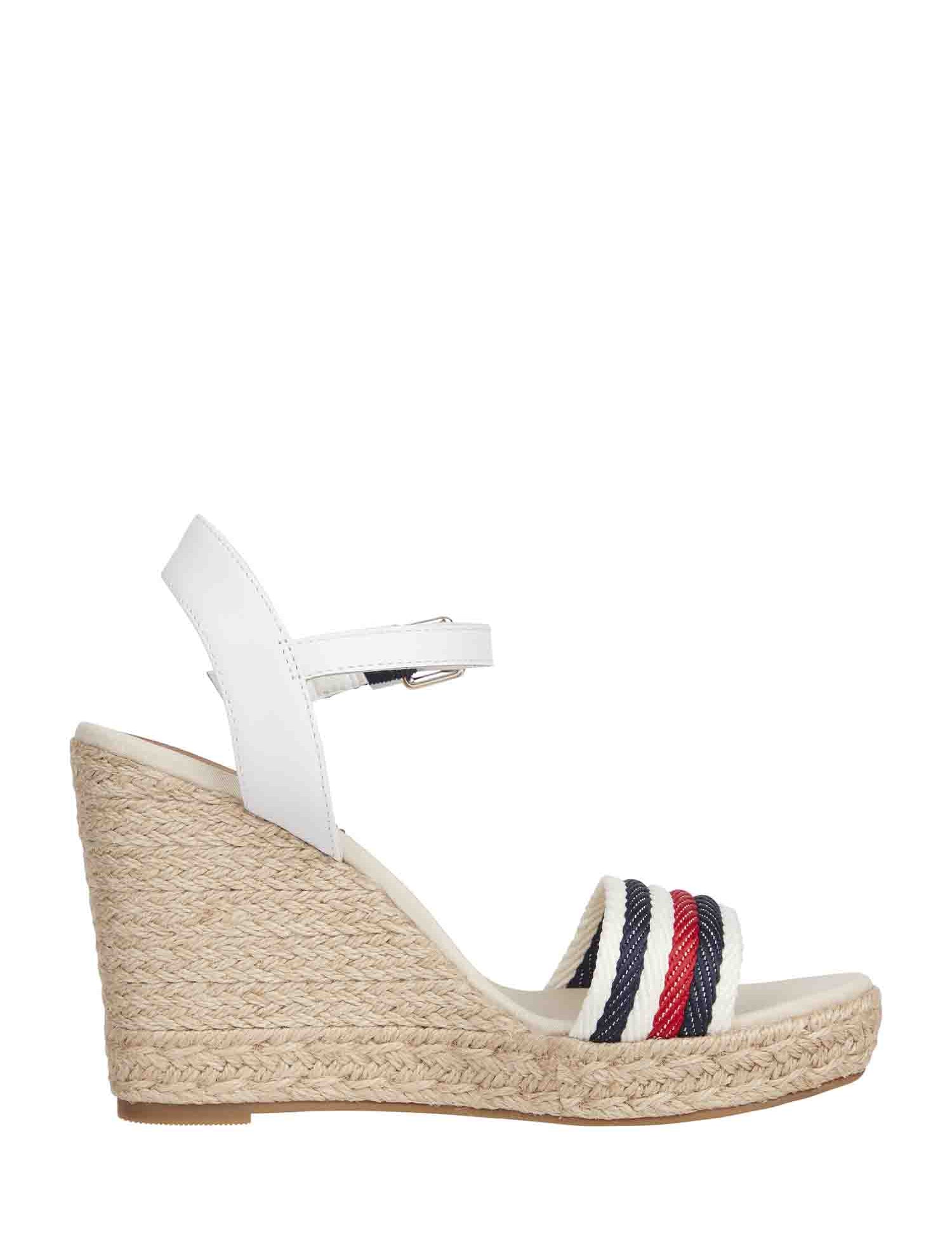 Sandali zeppa Beige Tommy Hilfiger