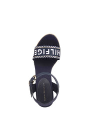 Sandali zeppa Blu Tommy Hilfiger