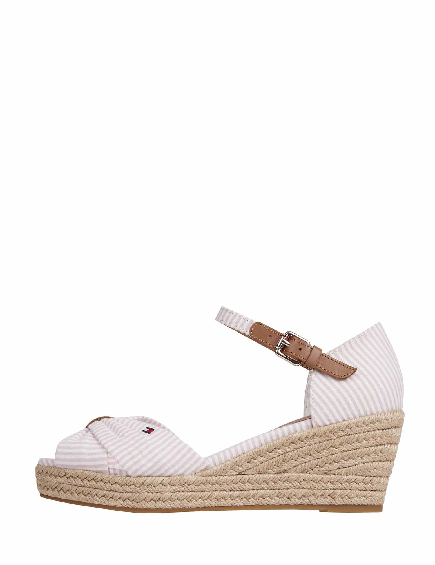 Sandali zeppa Beige Tommy Hilfiger