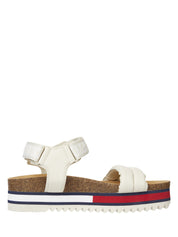 Sandali con strappi Beige Tommy Jeans