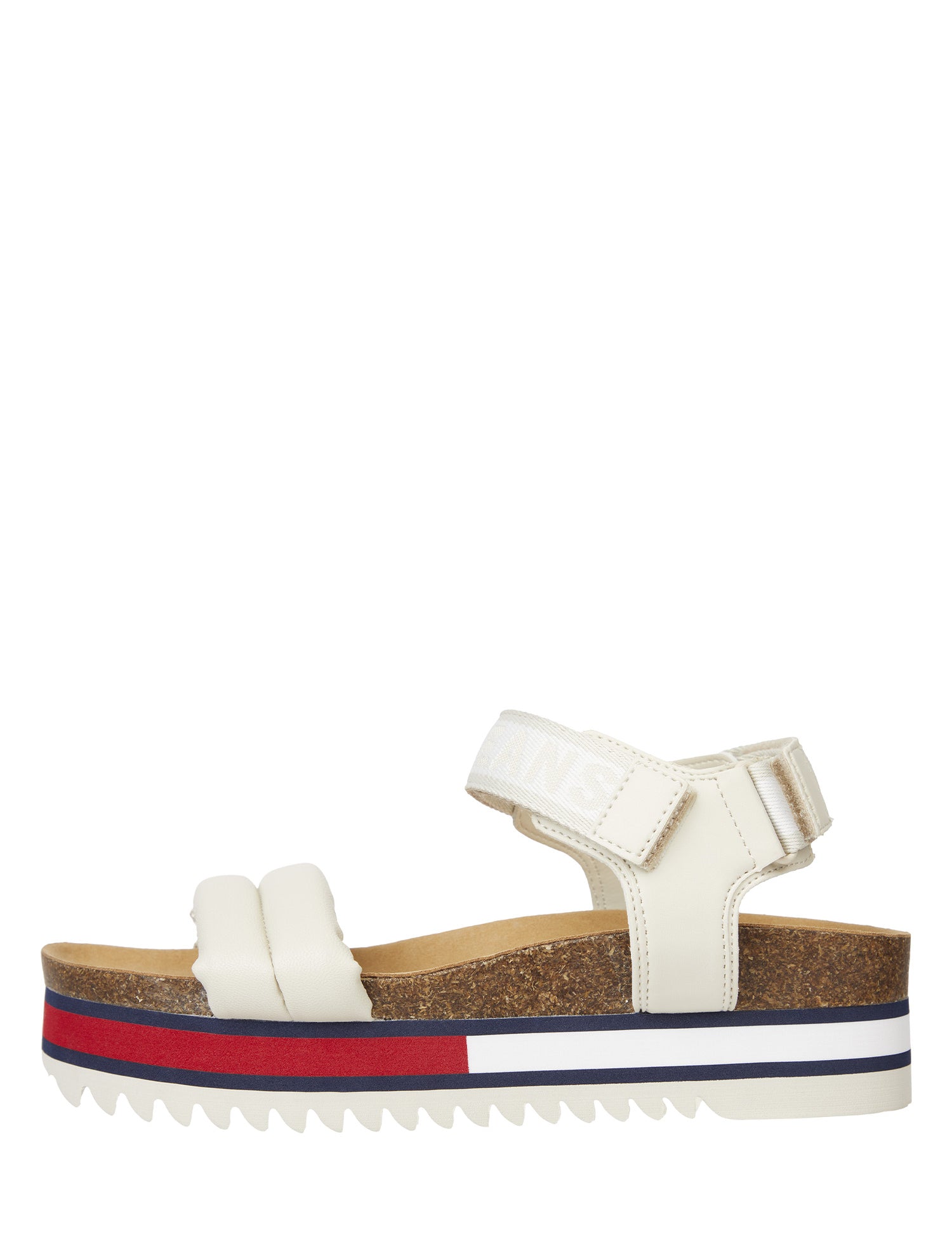 Sandali con strappi Beige Tommy Jeans