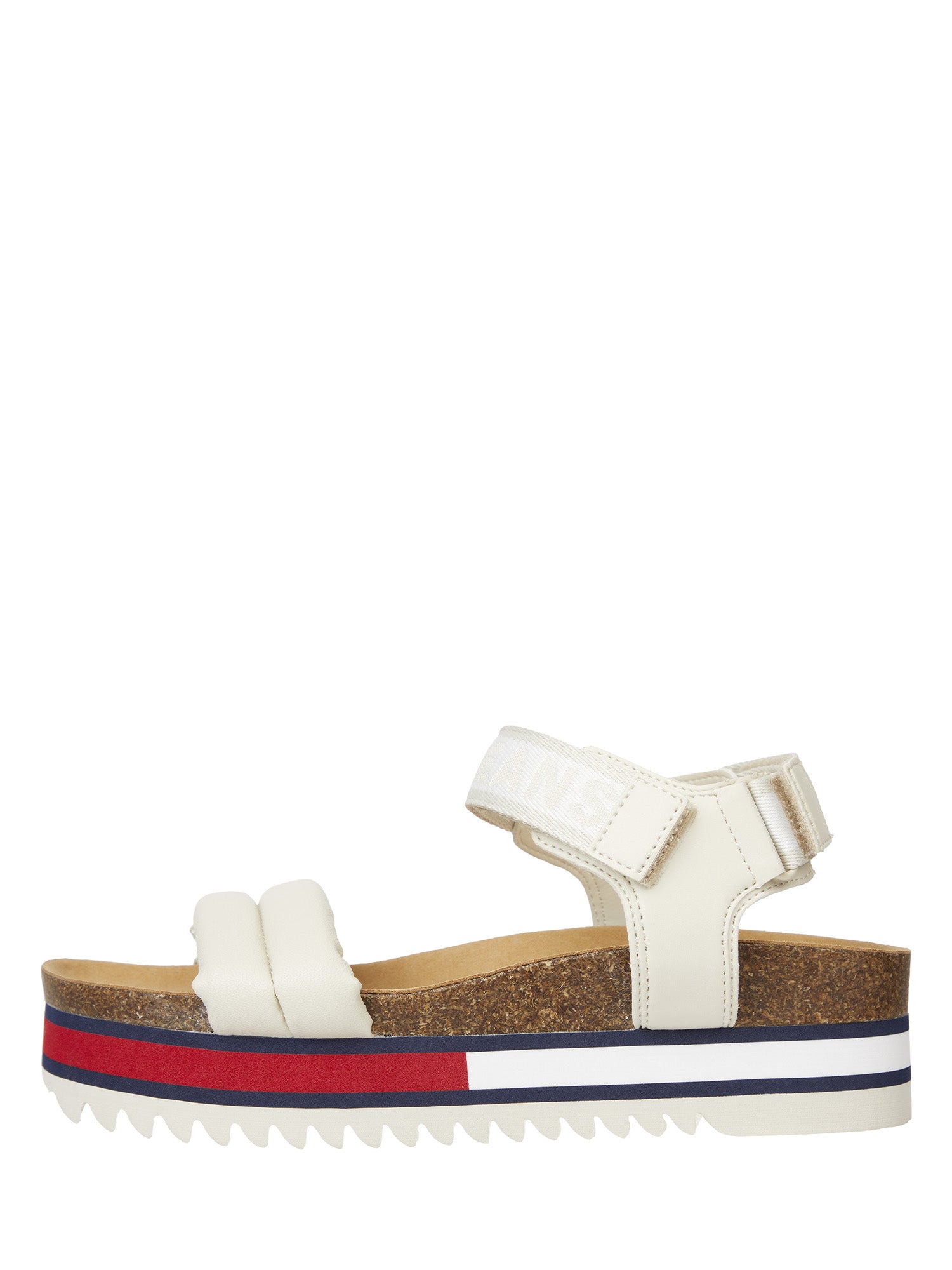Sandali con strappi Beige Tommy Jeans