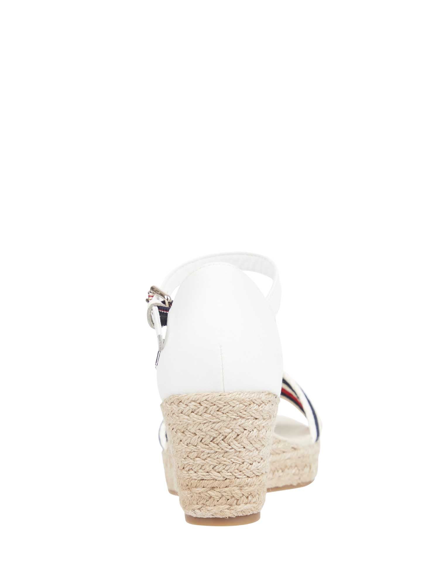 Sandali zeppa Bianco Tommy Hilfiger