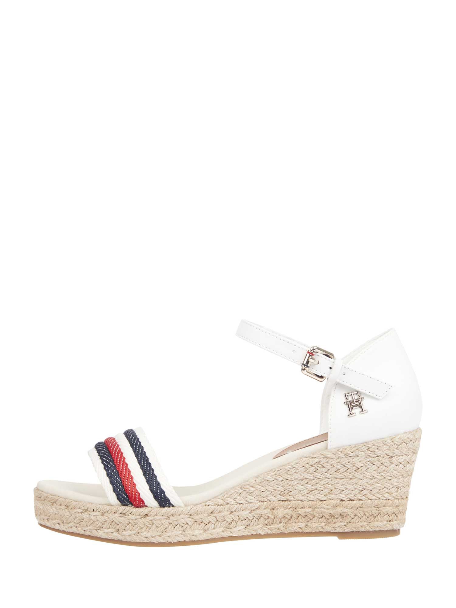 Sandali zeppa Bianco Tommy Hilfiger