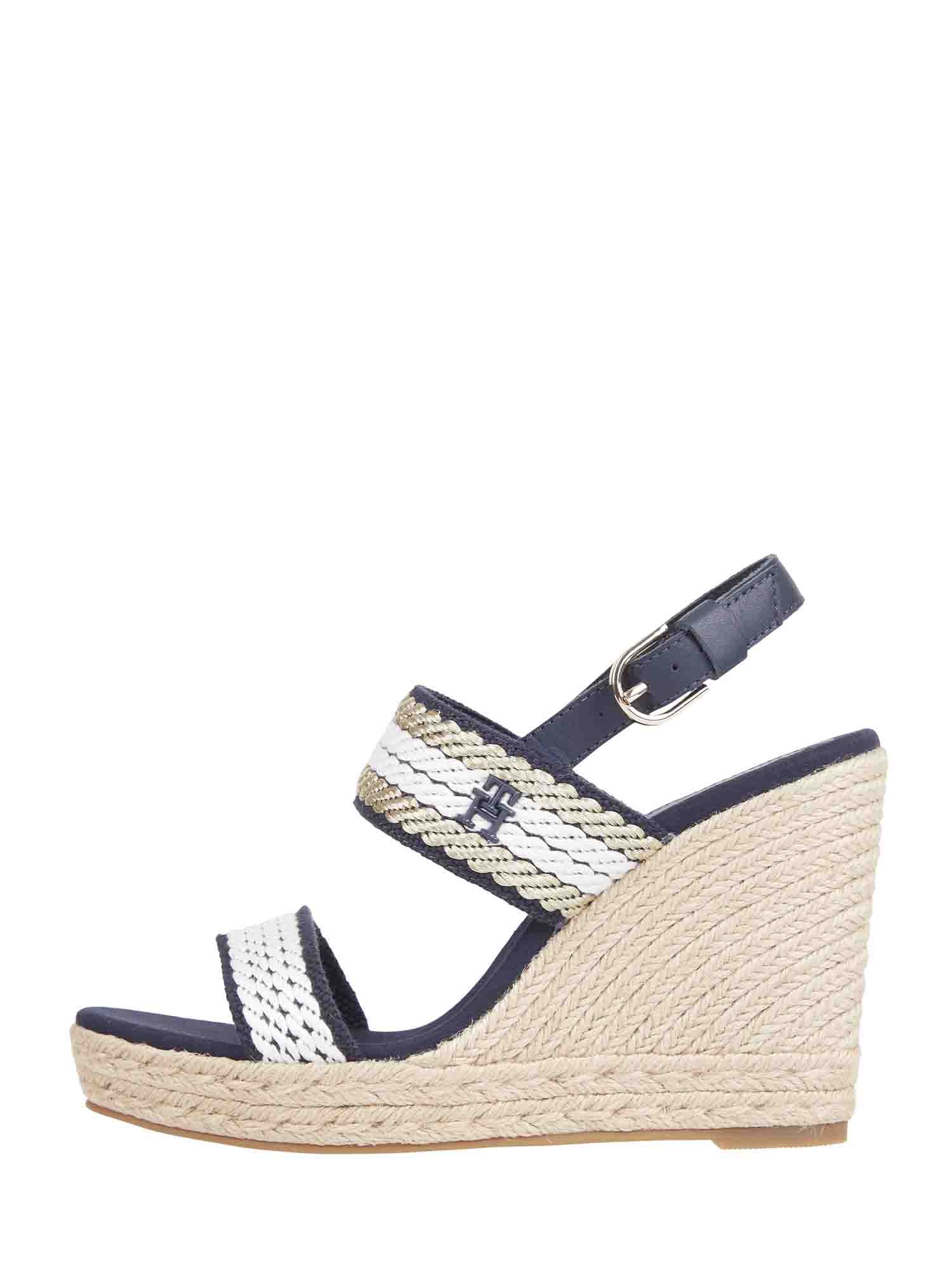 Sandali zeppa Blu Tommy Hilfiger