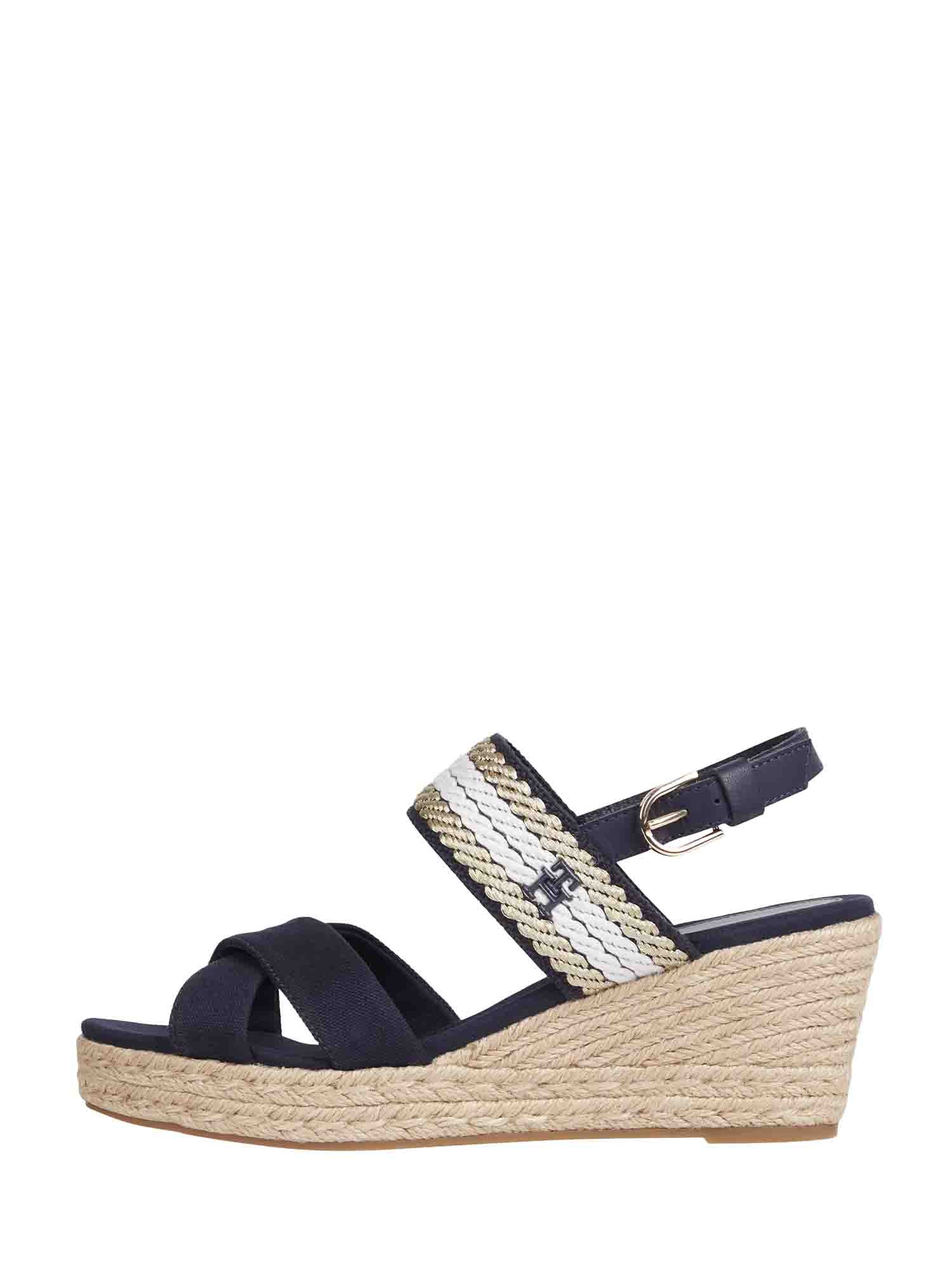 Tommy hilfiger sandali on sale zeppa