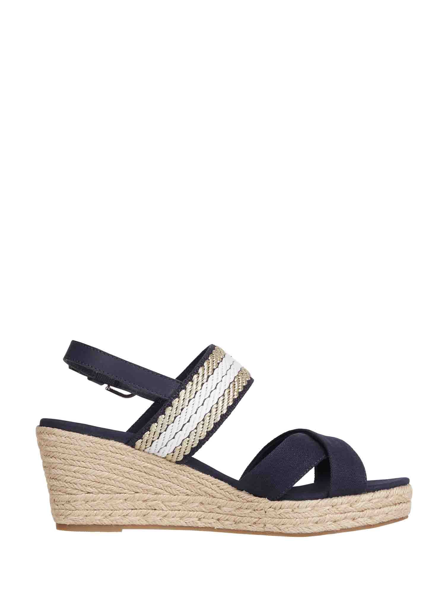 Sandali zeppa Blu Tommy Hilfiger