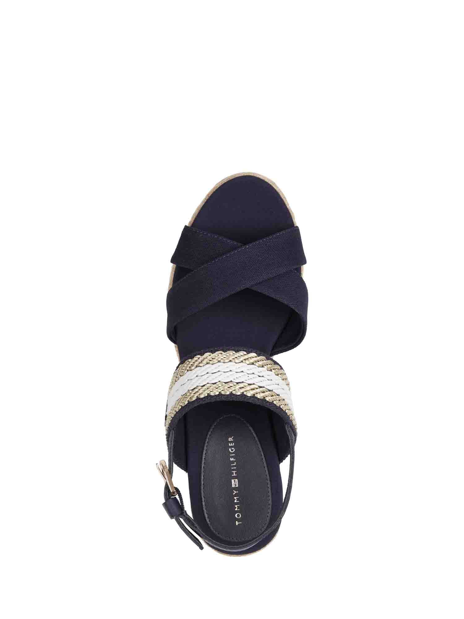 Sandali zeppa Blu Tommy Hilfiger