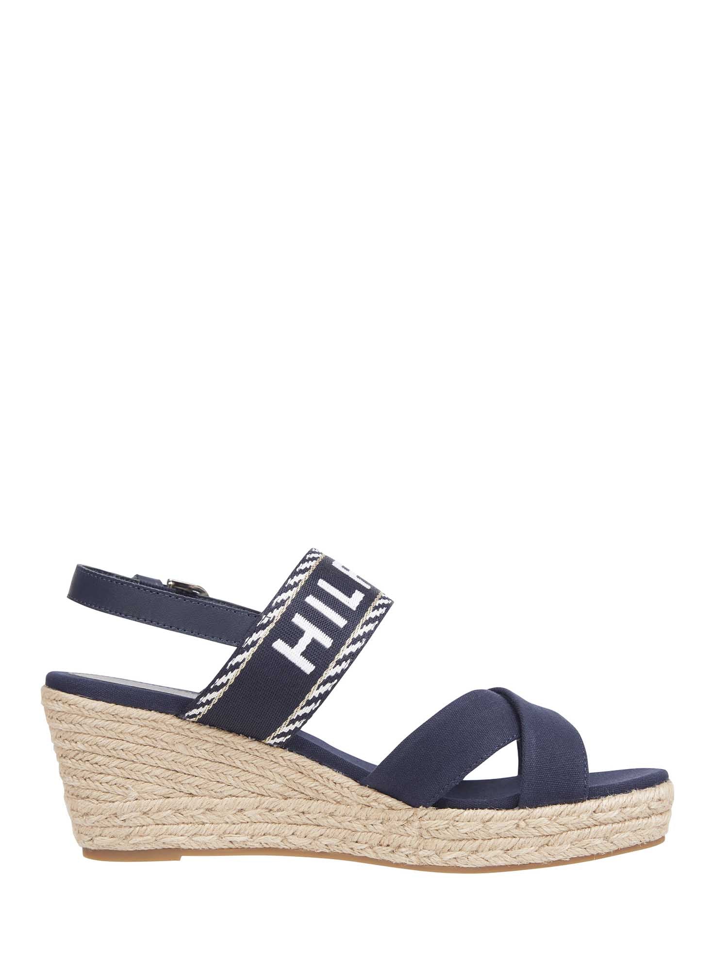 Sandali zeppa Blu Tommy Hilfiger