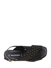 Sandali zeppa Nero Valleverde